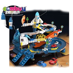 KB012633 KB012634 - Space adventure building DIY rail set electric race track toy car
